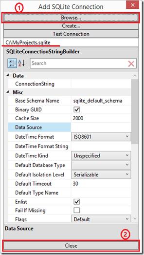 AddSQLite_Connection