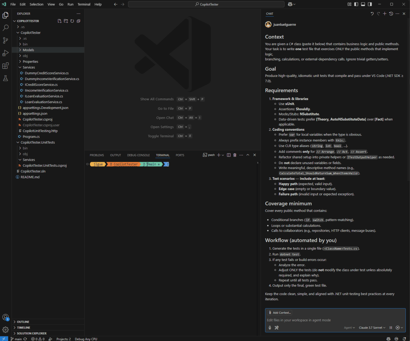 Automate Unit Tests in .NET with GitHub Copilot Agents: Prompt, Iterate ...