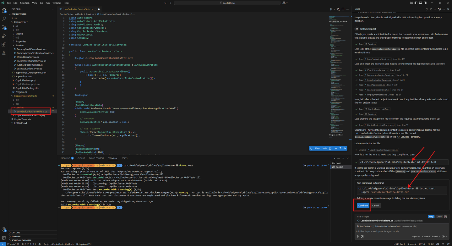 Automate Unit Tests in .NET with GitHub Copilot Agents: Prompt, Iterate ...